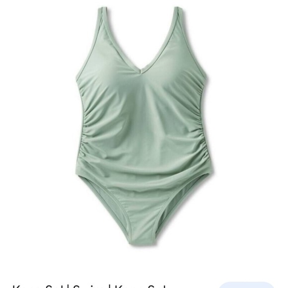Kona Sol Other - NWT-Kona Sol-16W--greenV-neck, cheeky, adjustable straps, one piece swimsuit.